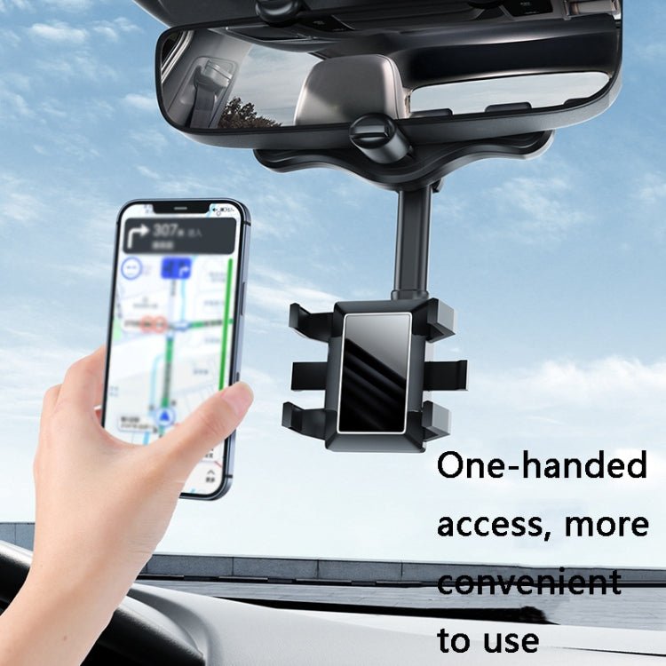 ZJ099 360 Degree Rotating Car Rearview Mirror Phone Holder, ZJ099 - ORIWHIZ
