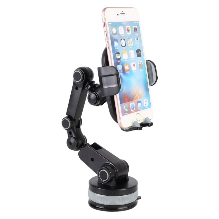 ZP - X0466 Car 360 Degree Rotating Telescopic Folding Round Suction Cup Mobile Phone Holder, ZP - X0466 (Green), ZP - X0466 (Grey) - ORIWHIZ
