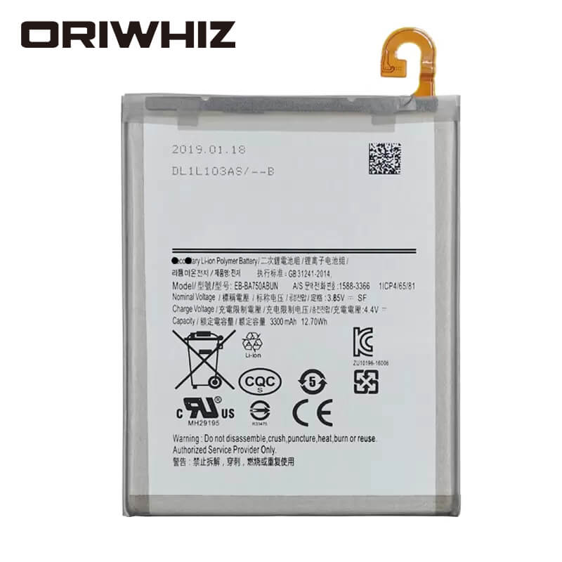 100 original battery ebba750abu is suitable for galaxy a7 sma750f ds sma750fn ds a750f a750fn a750g a750gn 3300mah - ORIWHIZ