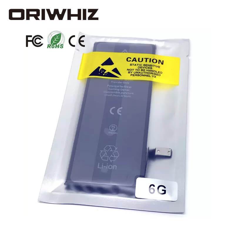 100% Original Full Capacity Zero Cycle Battery for ap 11 XR 4S 5G 5S 5C 6S 6plus 7 8 Plus XBatteries Replacement with Battery Sticker - ORIWHIZ