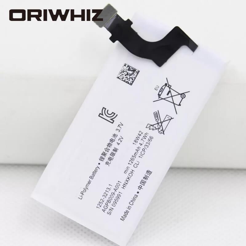 1265mAh AGPB009-A001 battery for P LT22 LT22I AGPB009-A001 mobile internal battery - ORIWHIZ