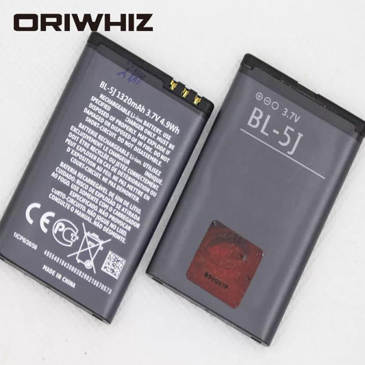 1320mAh BL-5J battery for 5230, 5233, 5800, 3020 Lumia 520, 525, 530, 5900 Xpress Music C3 N900 X6 BL5J battery - ORIWHIZ