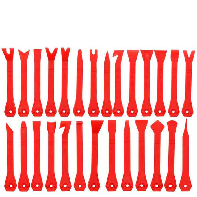 27Pcs Auto Trim Removal Tool Kit Upholstery Fastener Clip Removal Set - ORIWHIZ