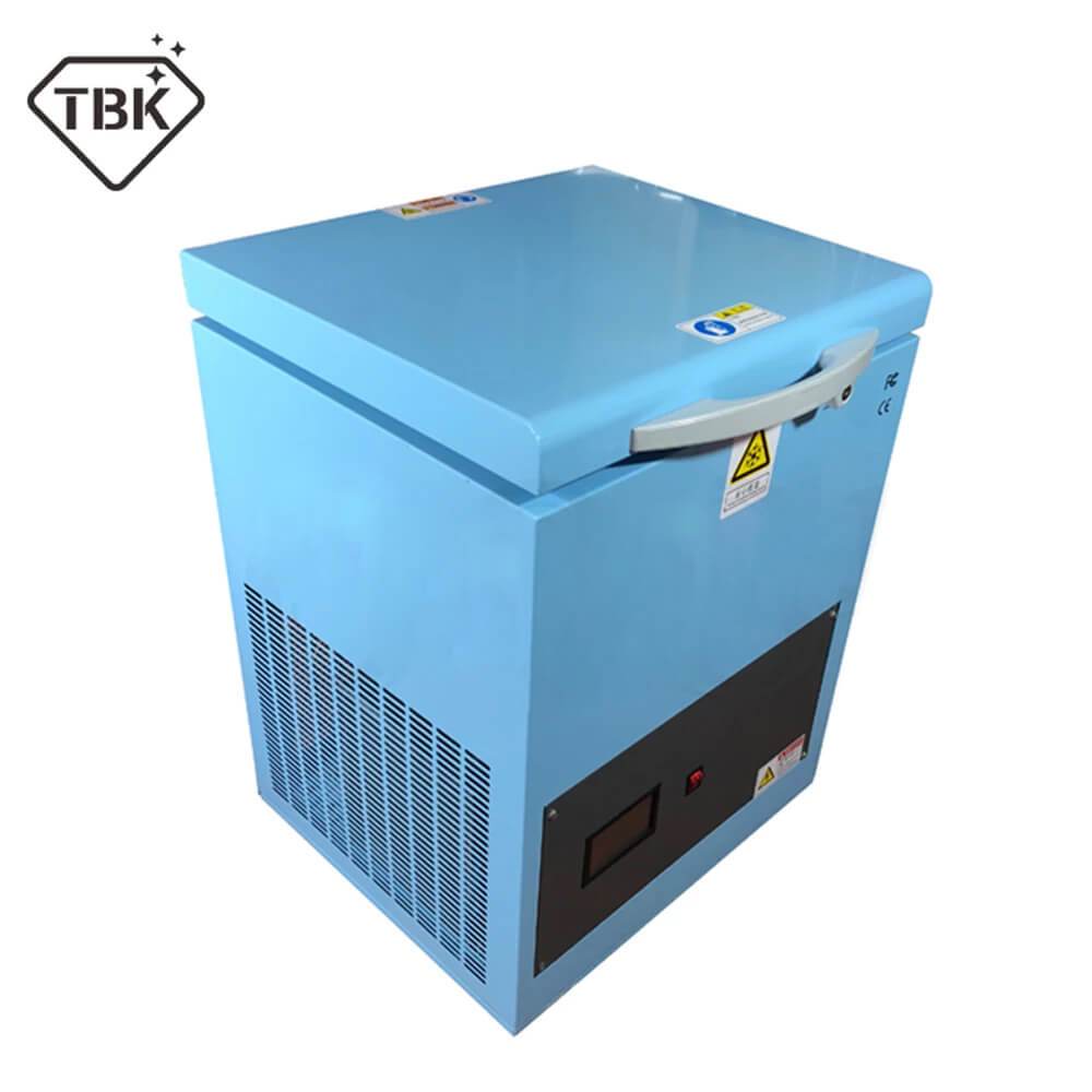 New TBK -180 degress LCD separator freezer machine for iphone for samsung edge lcd display middle frame separate frozen machine