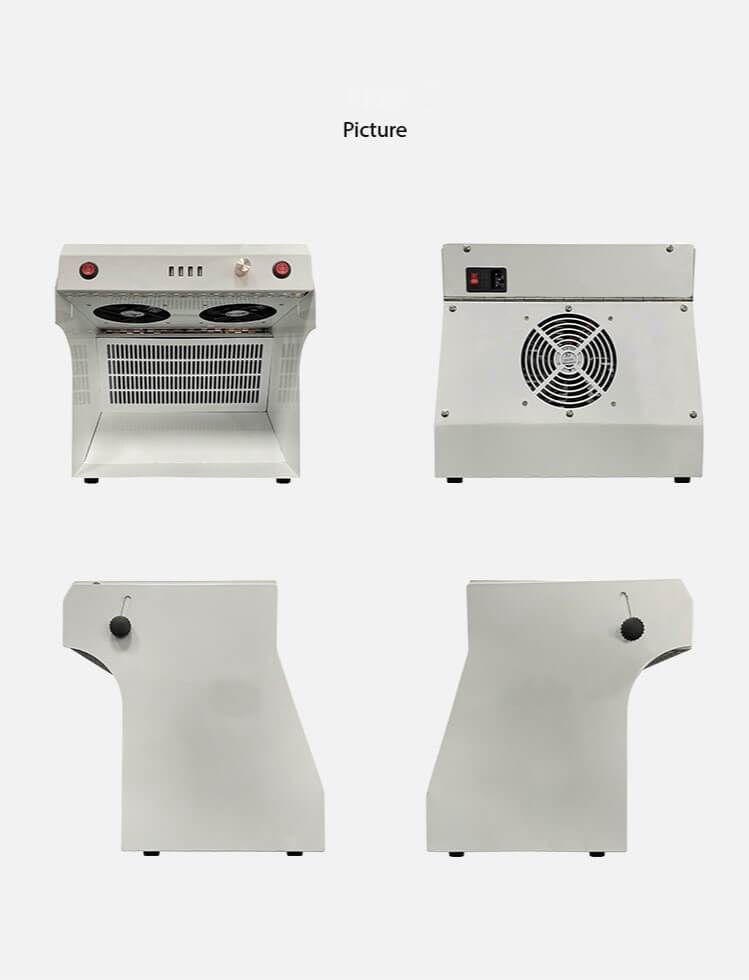 Anti-Static Clean Dust-Free Room Build-in Smoking Instrument Workbench Cleaning Working Room Fume Anti Dust Working Bench Adjustable Wind For LCD Refurbish Phone Repair Room - ORIWHIZ