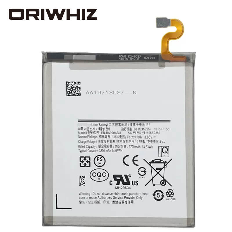battery ebba920abu is suitable for galaxy a9 a9s a9 star pro sma920f sma9200 a920f ds 3800mah - ORIWHIZ