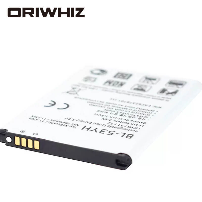 Brand new 100% BL-53YH battery for G3 D855 D850 D858 D859 F460 Real 3000mAh high quality mobile backup battery - ORIWHIZ