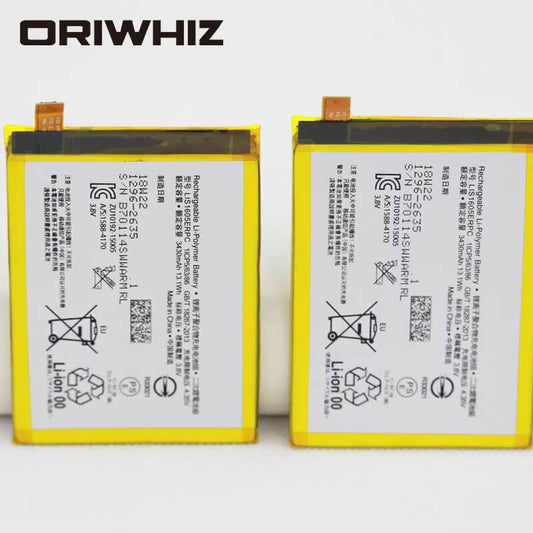 E6853 E6883 LIS1605ERPC battery 3430mAh LIS1605ERPC battery - ORIWHIZ