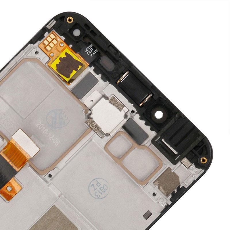 For Asus ZenFone 3 Max ZC553KL LCD Screen with Front Housing Black - Oriwhiz Replace Parts
