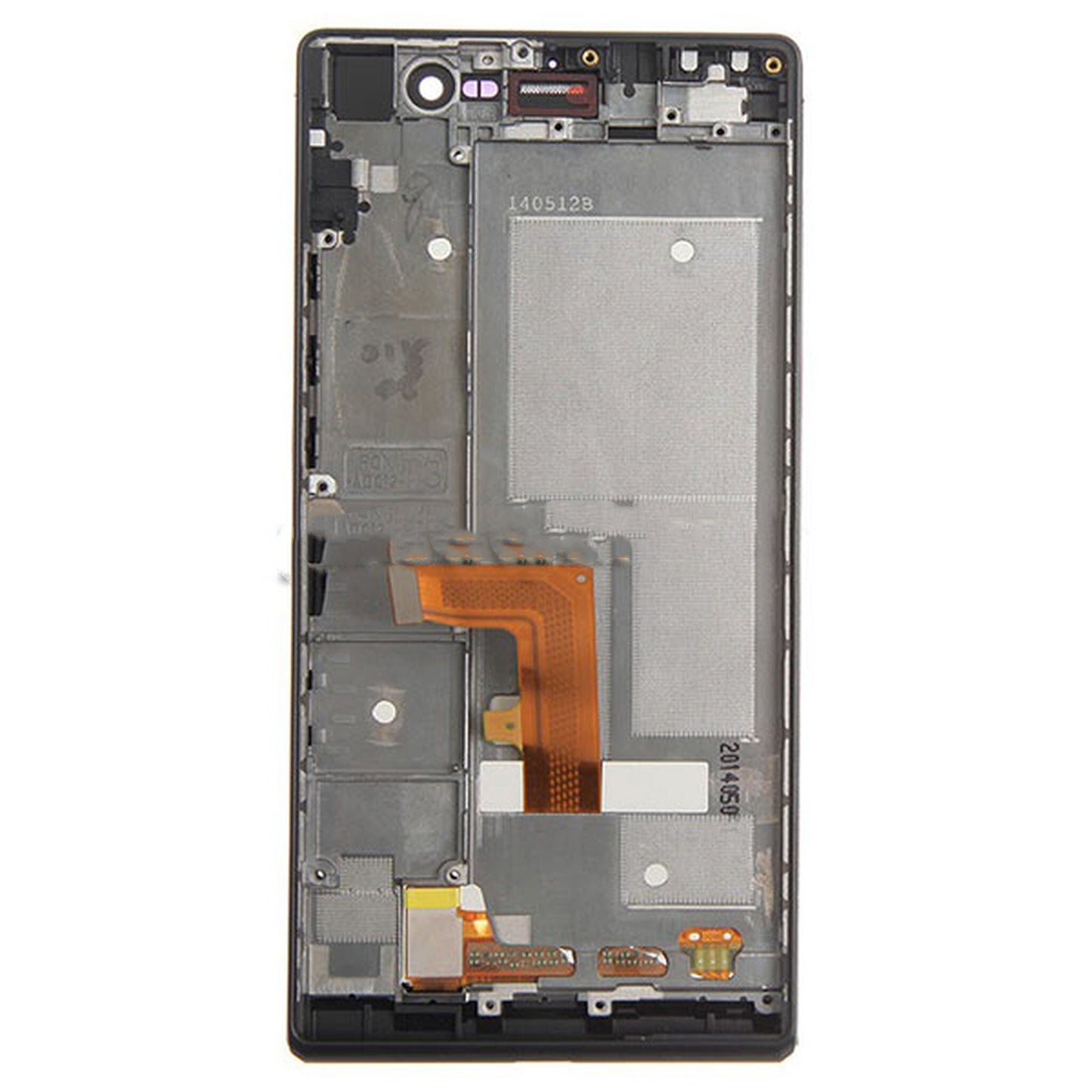 For Huawei P7 Complete Screen Assembly With Bezel Black - Oriwhiz Replace Parts