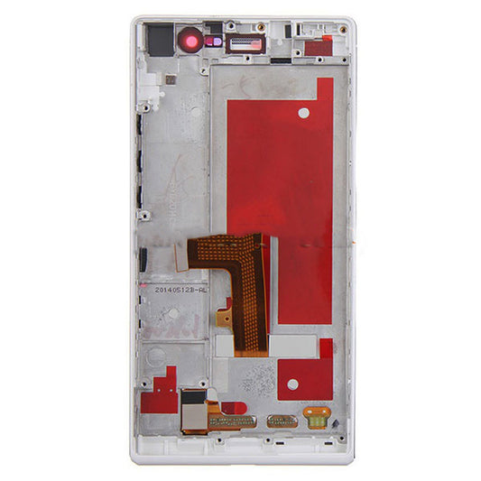 For Huawei P7 Complete Screen Assembly With Bezel White - Oriwhiz Replace Parts