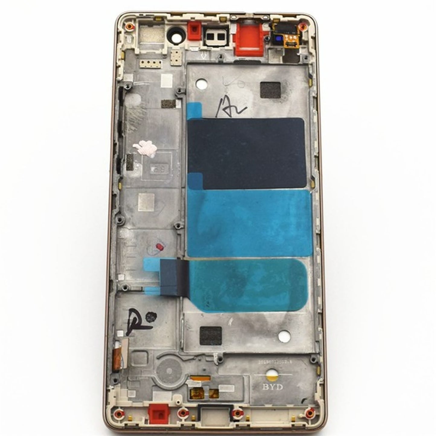 For Huawei P8 lite Complete Screen Assembly With Bezel Gold - Oriwhiz Replace Parts