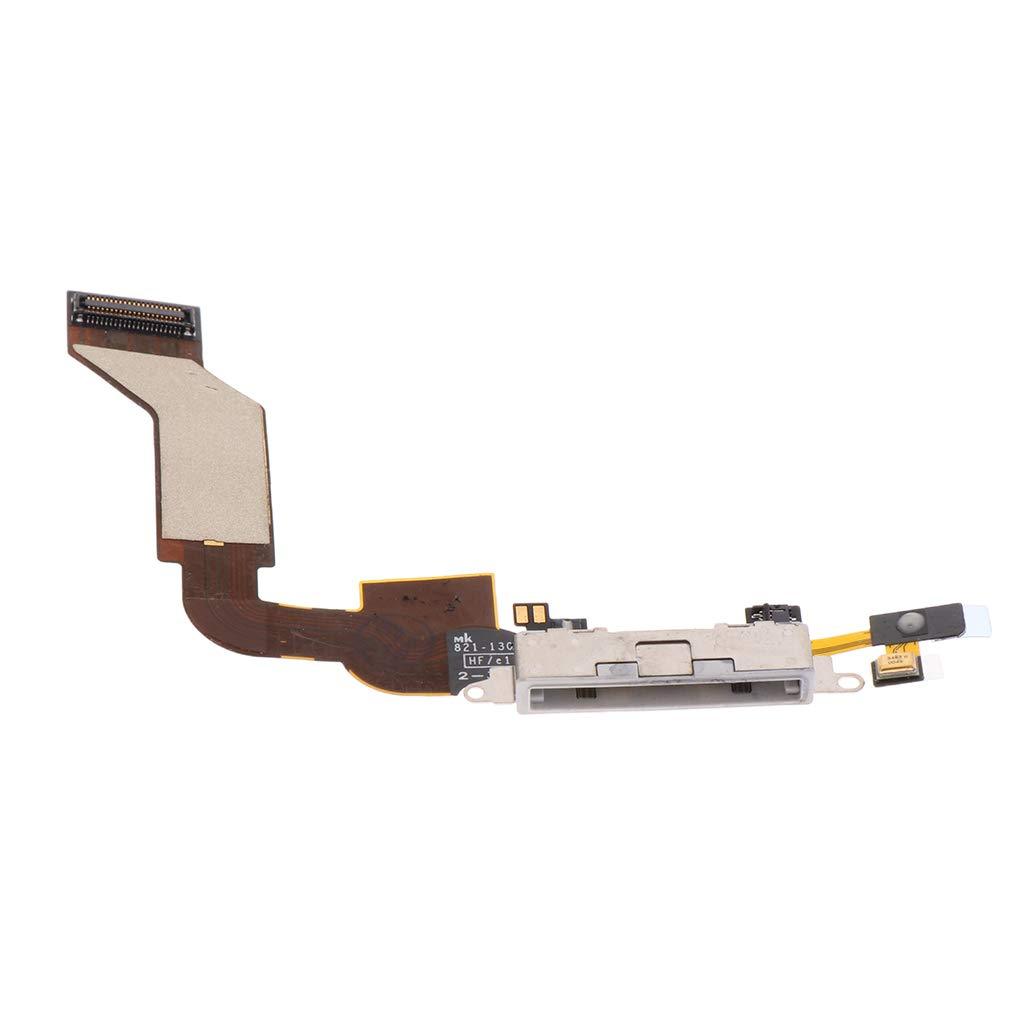 For iPhone 4S Charging Port Flex Black - Oriwhiz Replace Parts