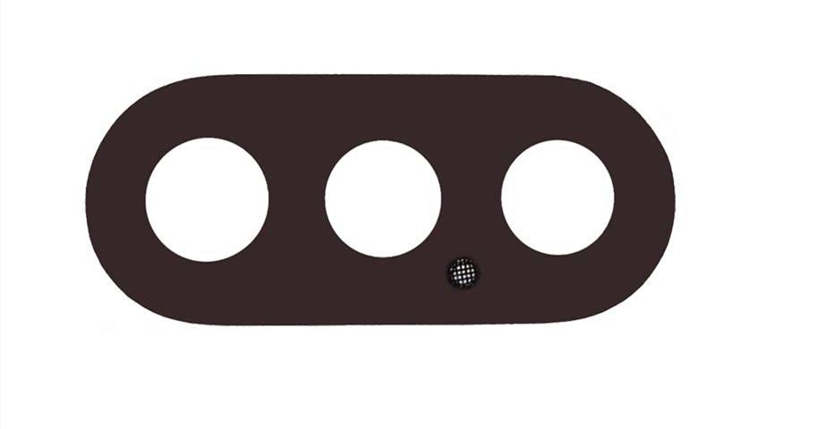 For iPhone X Back Camera Lens + Bezel - Oriwhiz Replace Parts