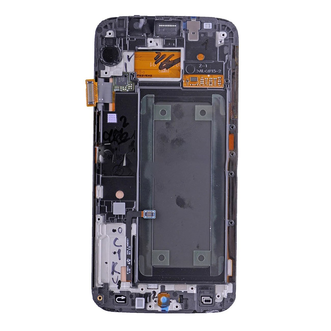 For Samsung S6 Edge LCD With Touch Frame White - Oriwhiz Replace Parts