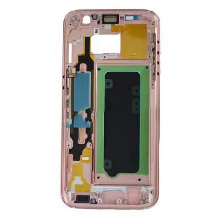 For Samsung S7 Edge Middle Frame Rose - Oriwhiz Replace Parts