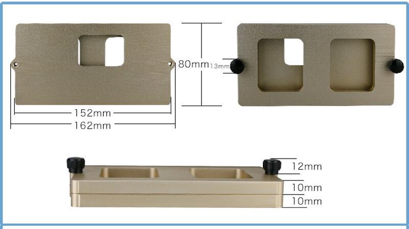 High quality profession Frame mould for iphone X XS XSMAX XR frame laminating moulds glass frame cold glue holding mold SS-037 - ORIWHIZ