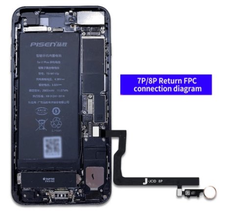 JCID JC Universal Return FPC Flex Cable For iPhone 7G 7P 8G 8P Home Button Repair Return Function - ORIWHIZ