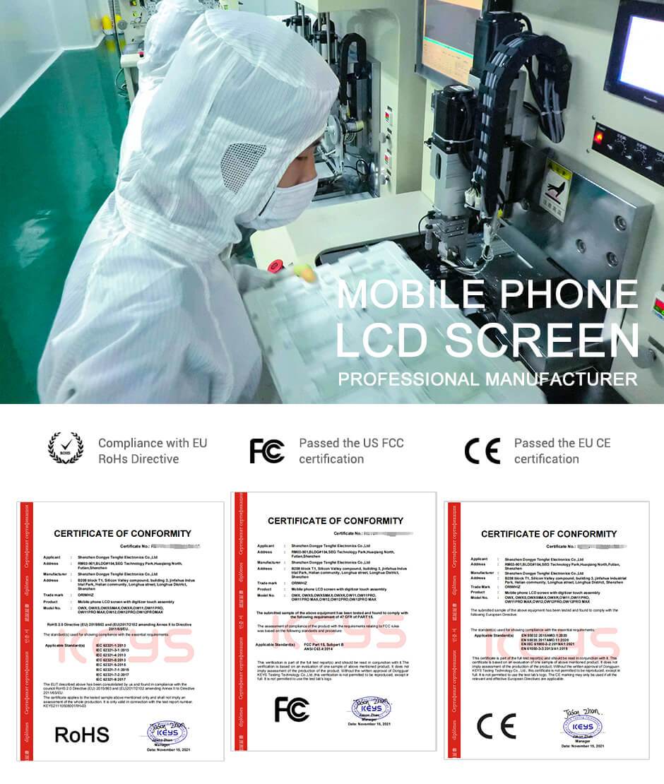 LCD Display INCELL For iPhone 11 Pro LCD Screen Replacement Display Assembly Touch Screen Digitizer - ORIWHIZ