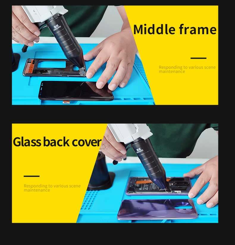 Liangwei T3 Instant Dissolver Mobile Phone Efficient Rework Dispensing Solid PUR Glue X Sticky Screen Frame Bracket Back Cover - ORIWHIZ