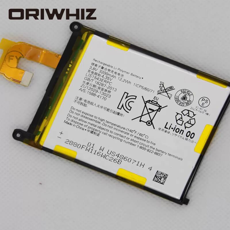 LIS1543ERPC Z2 L50w Sirius So 03 replacement battery D6503 D6502 LIS1543ERPC 3200mA mobile phone battery - ORIWHIZ