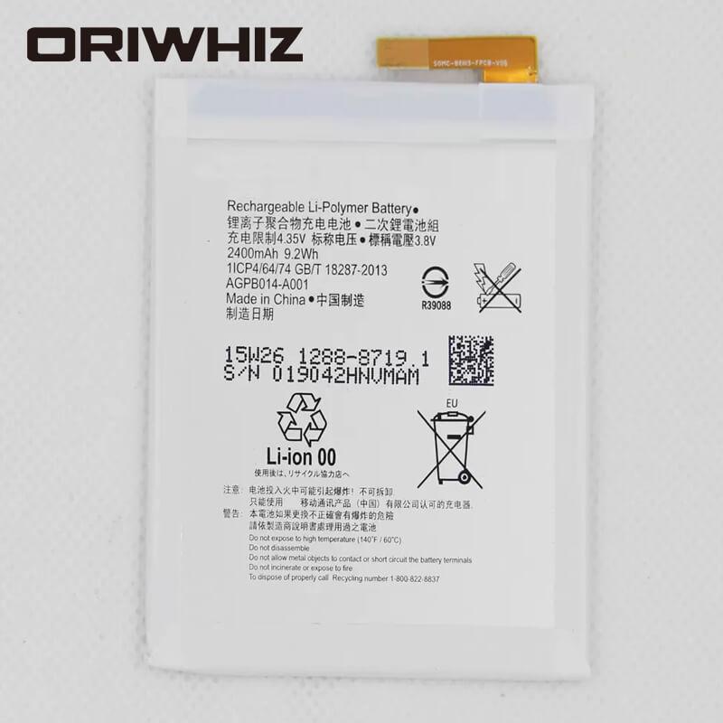 LIS1576ERPC battery M4 Aqua E2353 E2333 AGPB014 A001 built-in battery 2400mAh AGPB014-A001 battery - ORIWHIZ