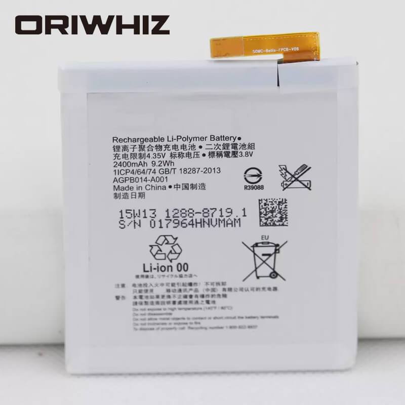 LIS1576ERPC battery M4 Aqua E2353 E2333 AGPB014 A001 built-in battery 2400mAh AGPB014-A001 battery - ORIWHIZ