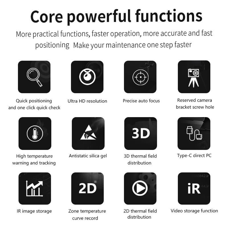 Maant IR image Storage 3D Thermal Infrared Imager For Camera Mobile Phone Motherboard fast Inspection Repair PCB Troubleshoot Tools - ORIWHIZ