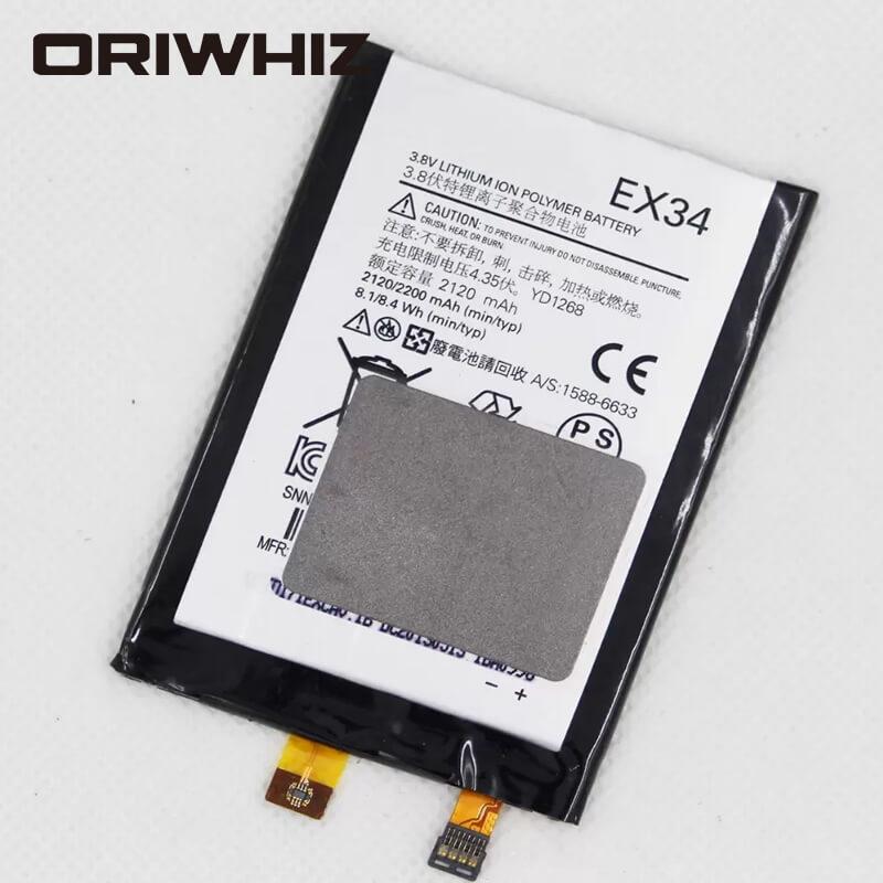 Moto X XT1052 XT1053 XT1055 XT1056 XT1058 XT1060 XT912A 2120mAh mobile phone battery EX34 battery - ORIWHIZ