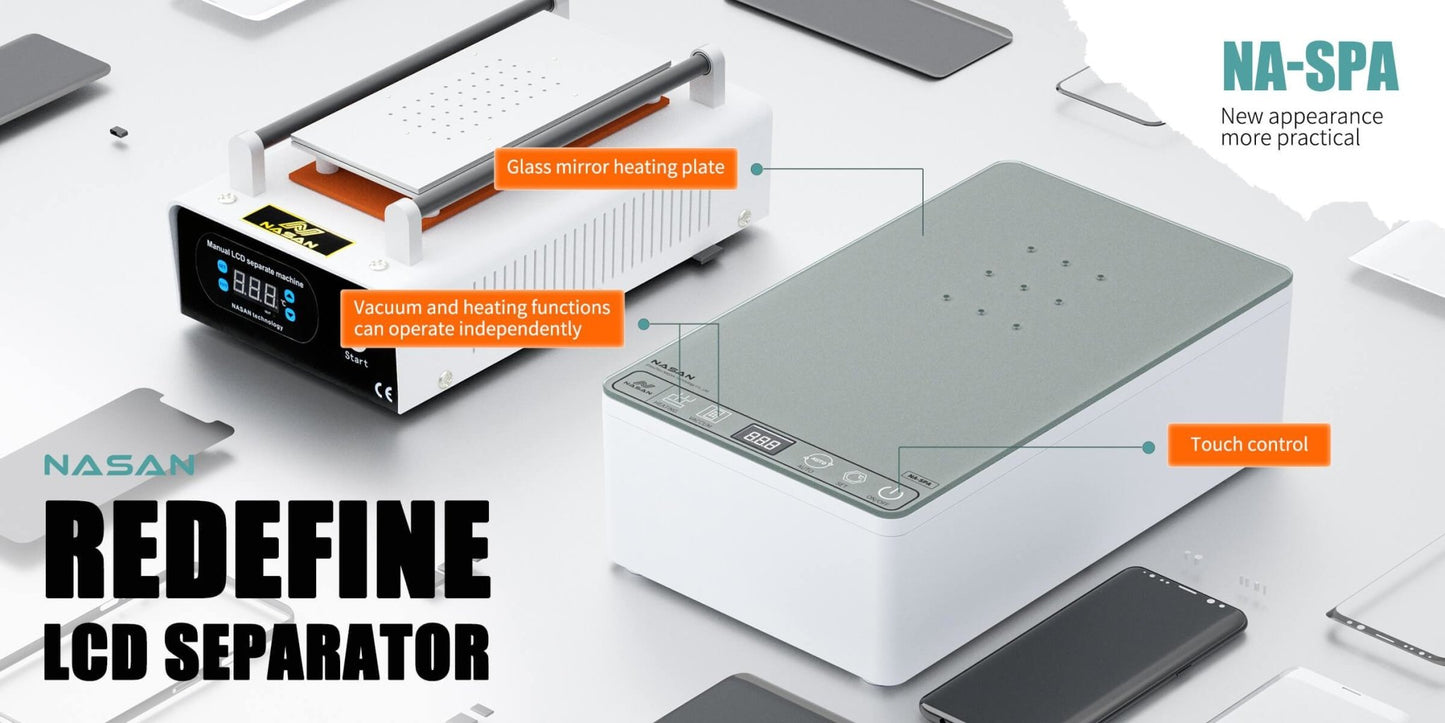 NASAN NA-SPA LCD Separator Machine with Touch Button Control for All Phone Screens Separating - ORIWHIZ