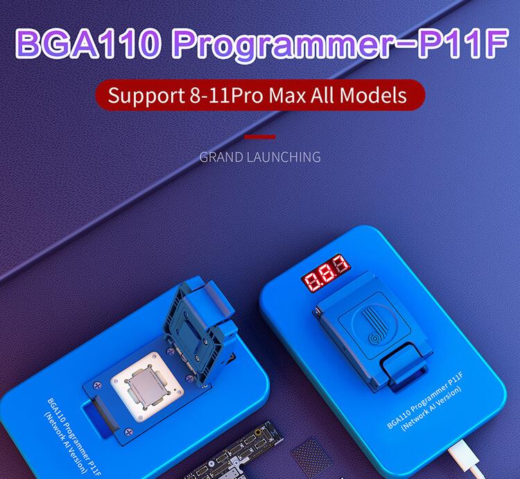 New Hot Selling JC BGA110 Programmer P11F For iPhone 8-11Pro Max for iPad Air 3/mini 5 - ORIWHIZ