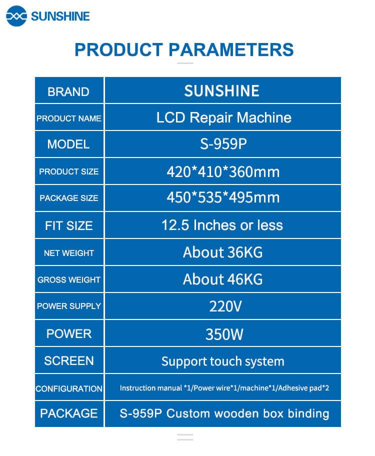 New S-959P Better And Faster Vacuum Lcd Oca Laminating Debubblers One Machine - ORIWHIZ