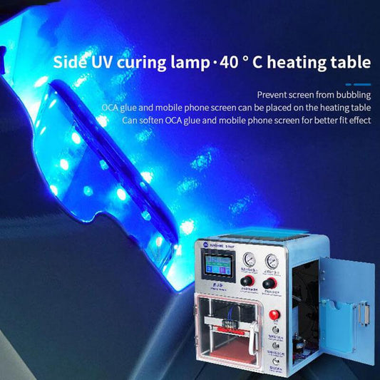 Press Screen Machine Mobile Phone Burst Screen Repair Straight/Curved Vacuum Laminating Equipment Defoam Separated One-Machine - ORIWHIZ