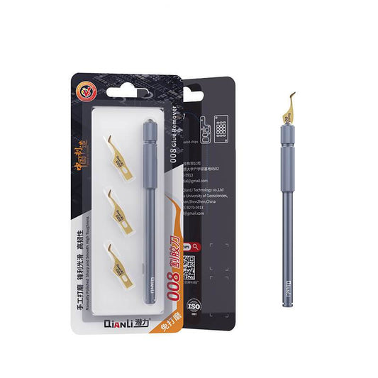 Qianli 007 008 009 Glue Removal Knife Phone Motherboard Repair Tool IC BGA NAND CPU Edge Glue Cleaning Knife - ORIWHIZ