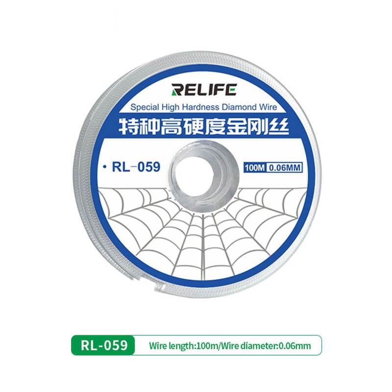 RELIFE RL-059 High Hardness Special Diamond Wire Cutting Molybdenum Wire 0.03mm For Mobile Phone LCD Screen Separation Line - ORIWHIZ