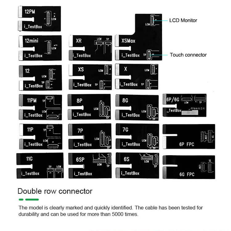 RELIFE TB-01 Pro Screen Display Tester 3D Touch Original Color Board LCD Programmer For 6G 6S 6P-12ProMax/Mini - ORIWHIZ