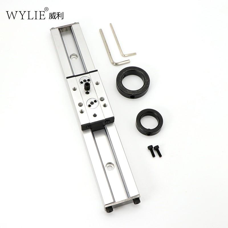 Simple microscope slide rail base 360 degrees rotatable 32mm single hole 25mm three holes adjustable angle - ORIWHIZ