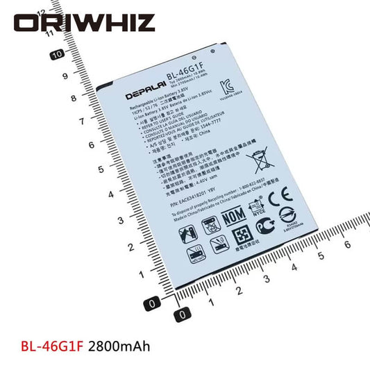 Suitable for BL-45F1F BL-46G1F battery k8 K4 K3 M160 Aristo MS210 X230K M160 X240K K20 TP260 K425 K428 K430H K10 K20Plus mobile phone battery - ORIWHIZ