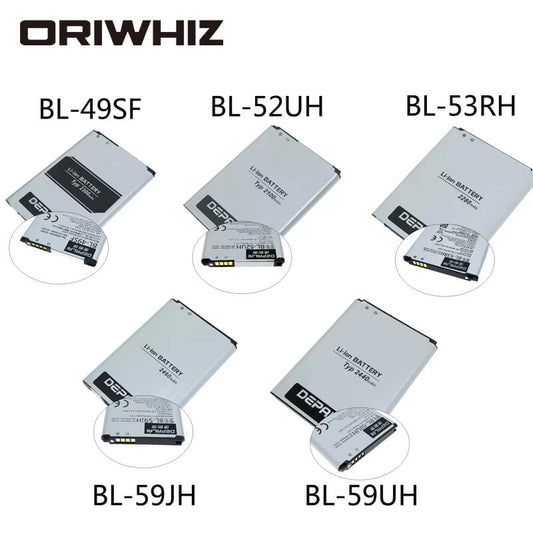 Suitable for BL-49SF BL-52UH BL-53RH BL-59JH BL-59UH battery H735T G4 G2 mini L65 L70 MS323 H422 D280 GJ E975W L7 F3 F5 D618 mobile phone battery - ORIWHIZ