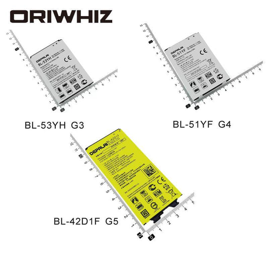 Suitable for BL-53YH BL-51YF BL-42D1F battery Optimus G3 G4 G5 D830 D850 D851 LS990 H815 H818 H810 VS987 US992 H820 F700 mobile phone battery - ORIWHIZ