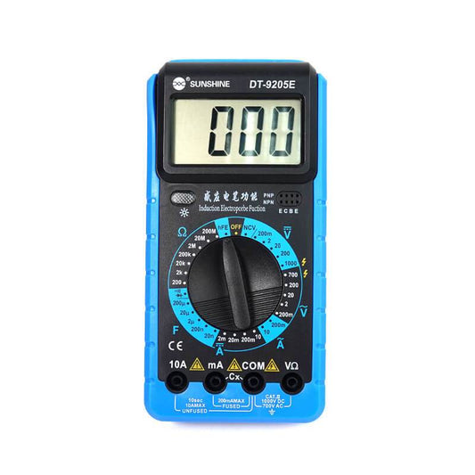 SUNSHINE DT-9205E Digital Multimeter AC/DC Voltage Current Resistance Capacitance Tester Instrument Power Meter Multimeter Tools - ORIWHIZ