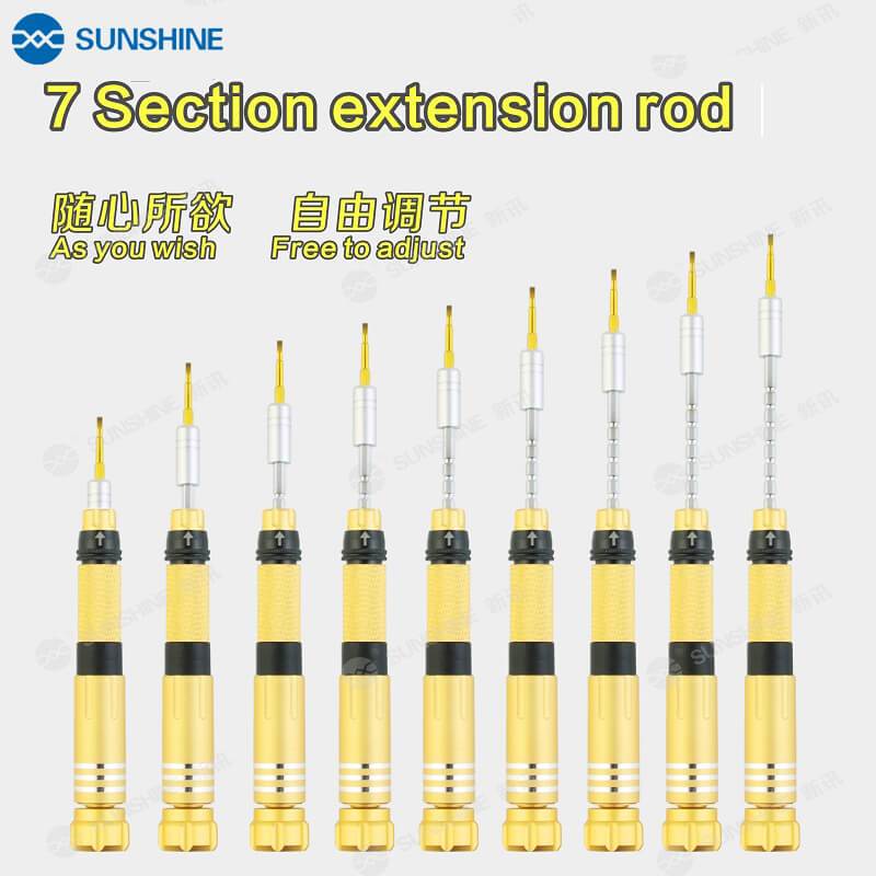 SUNSHINE Precision Screwdriver Set 10 in 1 Hex Torx Repair Tool Set Kit Open Hand Tool Screwdriver Set For Phones Tables SS-5102 - ORIWHIZ