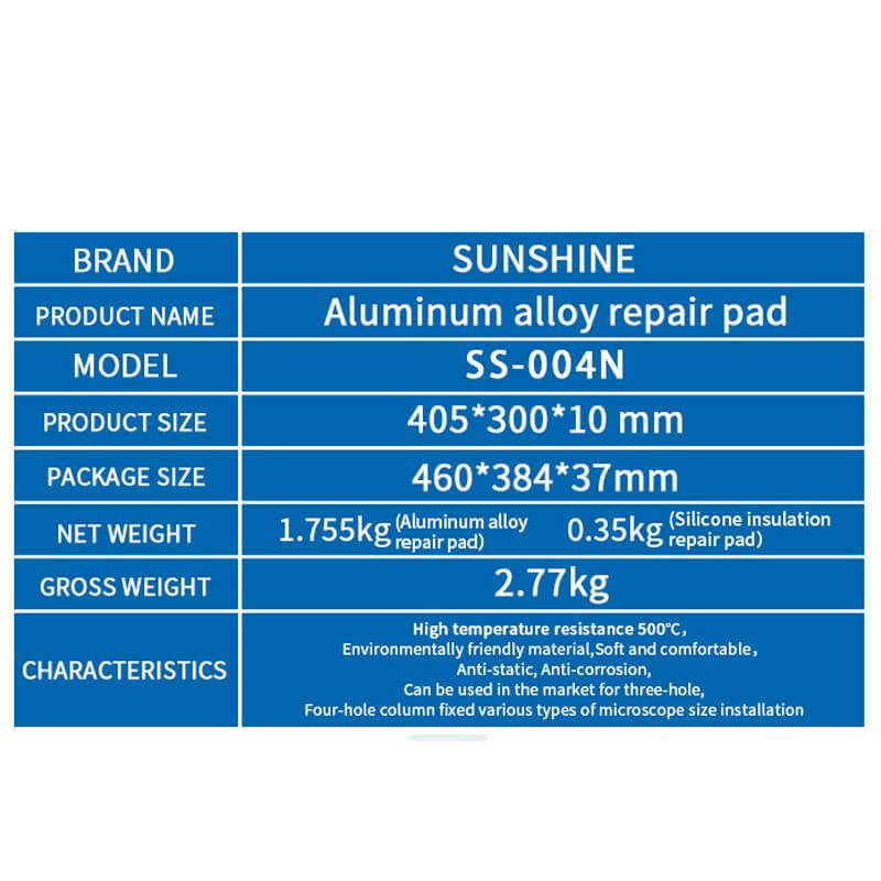 SUNSHINE SS-004N Microscope Holder Stand with Silicone Repair Soldering Mat Repair Pad for Phone DIY Welding Tool - ORIWHIZ