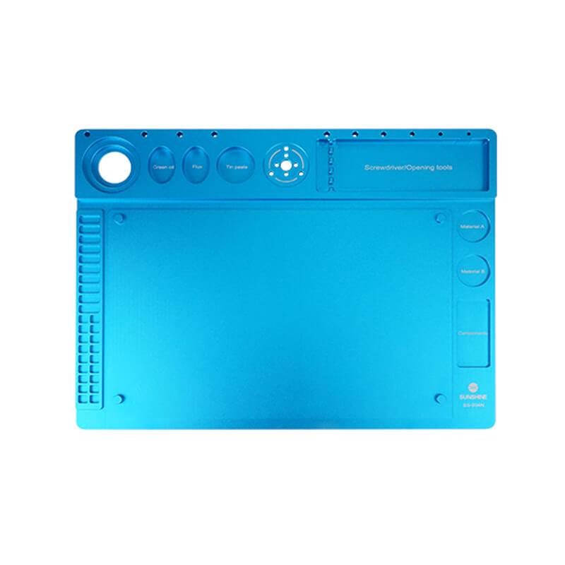 SUNSHINE SS-004N Microscope Holder Stand with Silicone Repair Soldering Mat Repair Pad for Phone DIY Welding Tool - ORIWHIZ