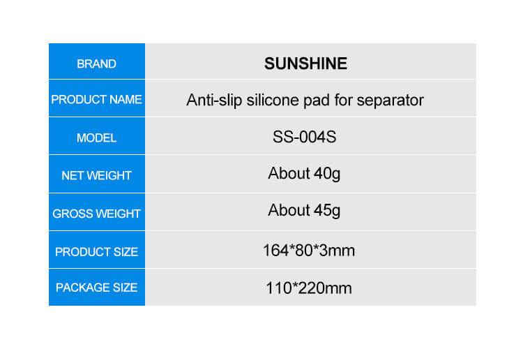 Sunshine SS-004S 7-inch mobile phone LCD separator anti-skid adsorption silicone pad, strong suction and anti-leakage - ORIWHIZ