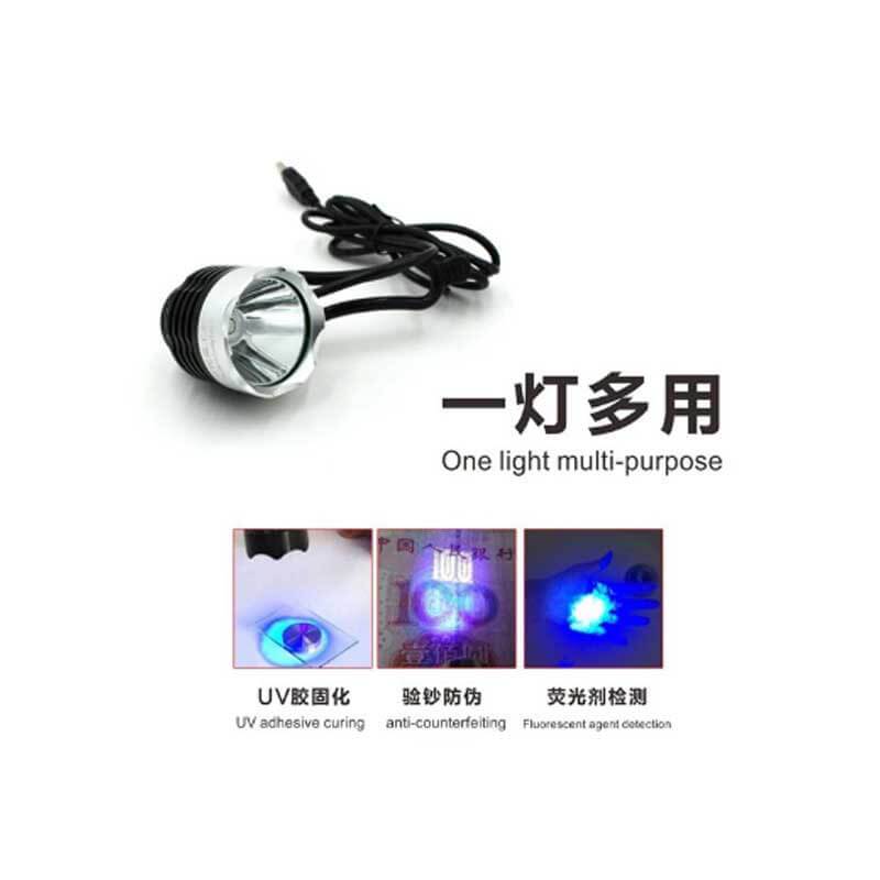 Sunshine SS-014 UV Glue Curing lamp led Ultraviolet Green Oil Curing Purple light USB Power Supply 10 Seconds Curing - ORIWHIZ