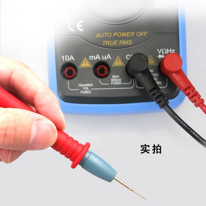 SUNSHINE SS-024 Digital Multimeter Probe Needle Tip Meter Test Leads Pin Wire Pen Cable Line Withstand Voltage 1000V 20A - ORIWHIZ