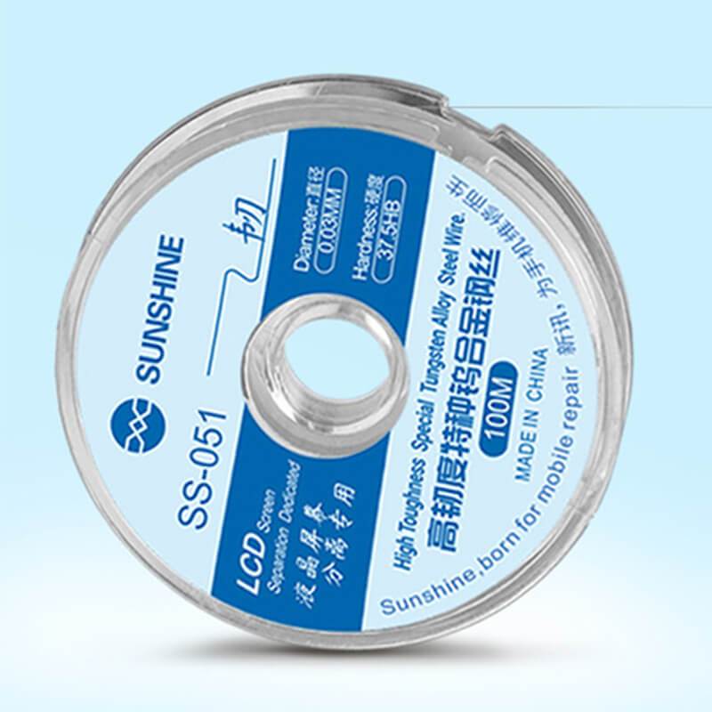 Sunshine SS-051 Diamond Wire High Toughness Screen Separation Line OLED Curved Screen Thermal Separation 0.03mm Tungsten Alloy - ORIWHIZ