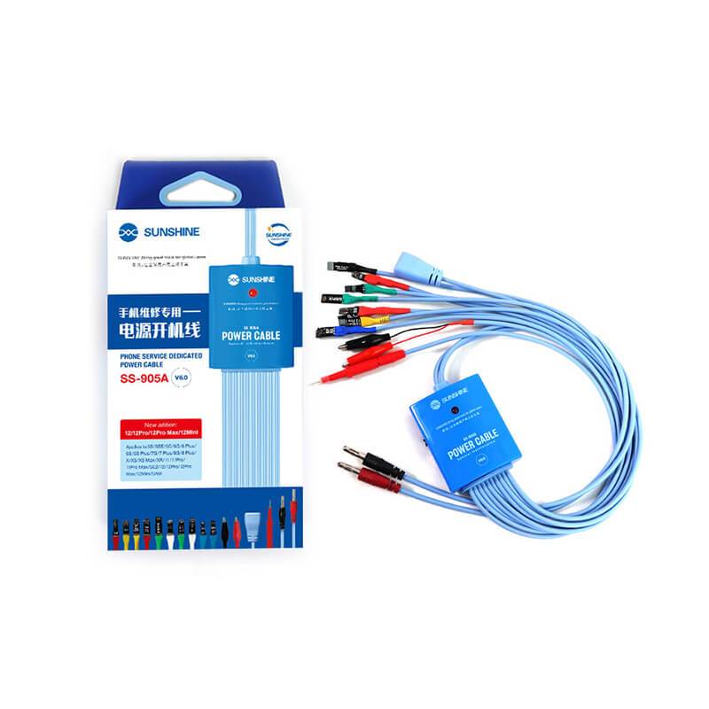 SUNSHINE SS-905A Power Supply Test Cable Phone Boot Line For iPhone Samsung Huawei Oppo Xiaomi Repair Switch Power Test Cord - ORIWHIZ