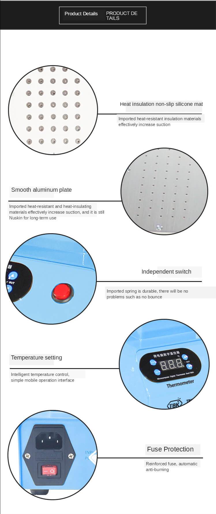 TBK 988N dual pump separator built-in large pump manual vacuum LIQUID crystal screen separator - ORIWHIZ
